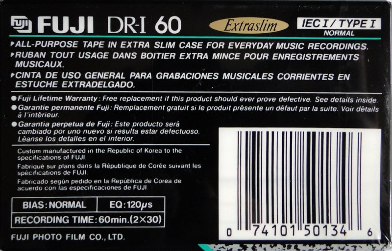 Compact Cassette: FUJI Fuji - DR-I 60