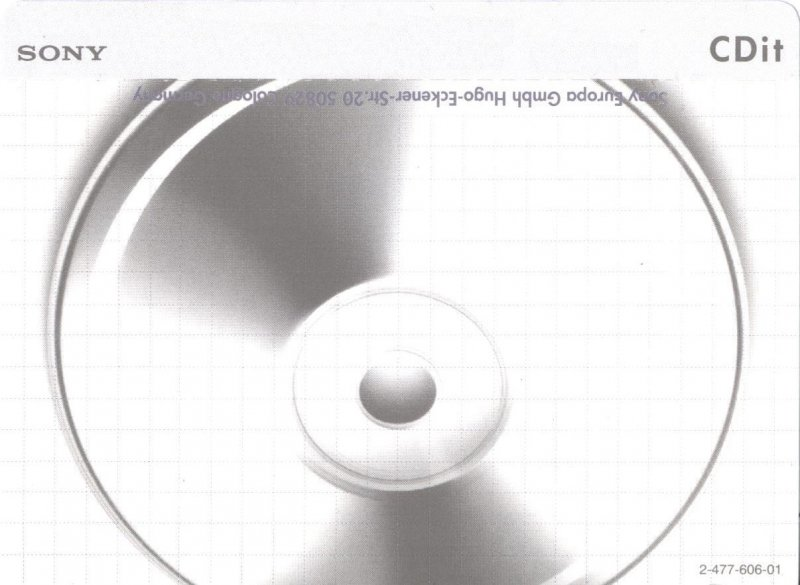 Compact Cassette Sony CDit II 46 Type II Chrome 1992 Europe