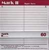 Compact Cassette Mark II Super Ferro 60 Type I Normal 1980 Europe