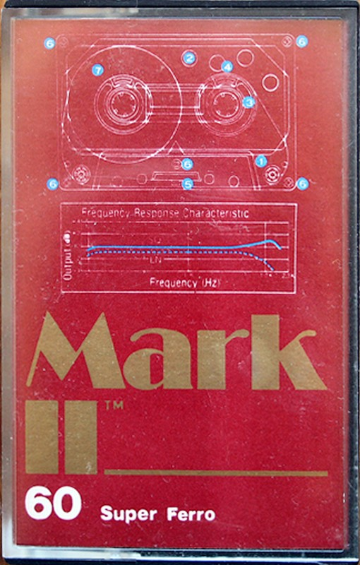 Compact Cassette Mark II Super Ferro 60 Type I Normal 1980 Europe