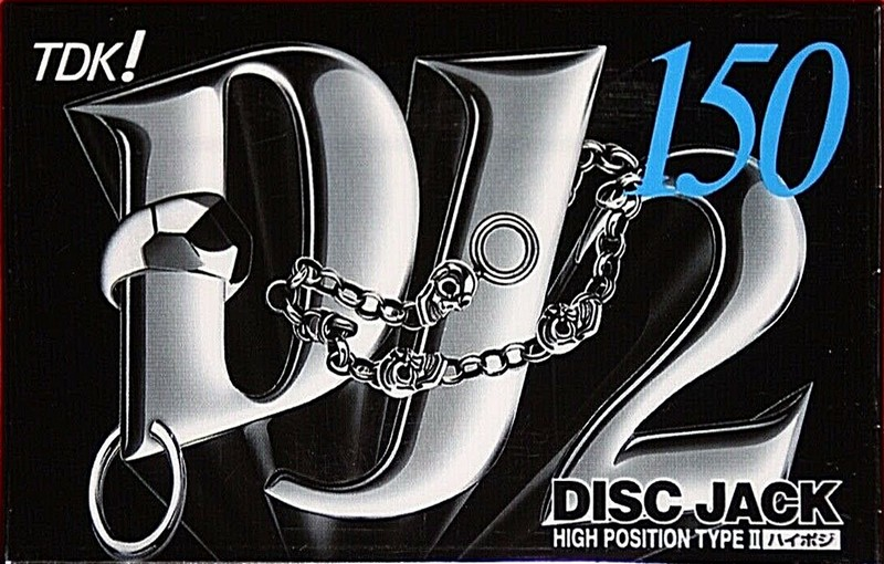 Compact Cassette TDK DJ2 Disc Jack 150 "DJ2-150S" Type II Chrome 1997 Japan