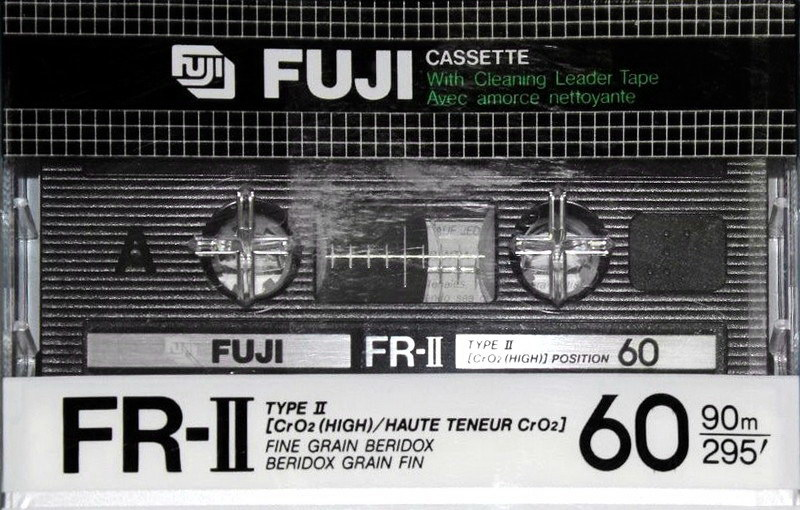 Compact Cassette Fuji FR-II 60 Type II Chrome 1984 North America