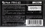 Compact Cassette Fuji FR-II 60 Type II Chrome 1984 North America