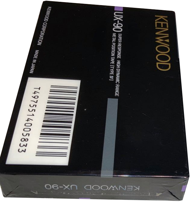 Compact Cassette Kenwood UX 90 Type IV Metal 1989 Worldwide
