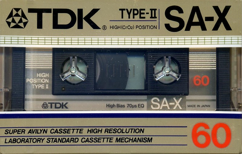 Compact Cassette: TDK  - SA-X 60