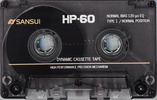 Compact Cassette Sansui HP 60 Type I Normal 1995 Europe