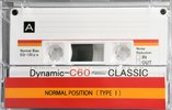 Compact Cassette Classic Dynamic 60 Type I Normal 2023 Worldwide