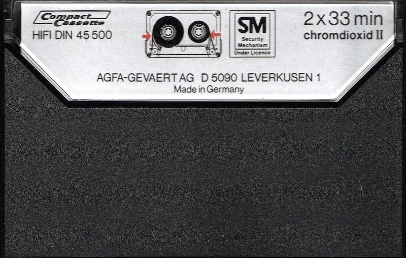 Compact Cassette: AGFA  - Superchrom 60+6