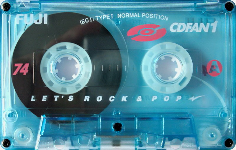 Compact Cassette Fuji CDFAN 74 "CDFAN1 74A" Type I Normal 1998 Europe