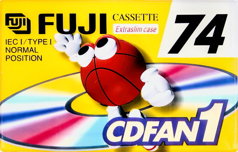 Compact Cassette Fuji CDFAN 74 "CDFAN1 74A" Type I Normal 1998 Europe