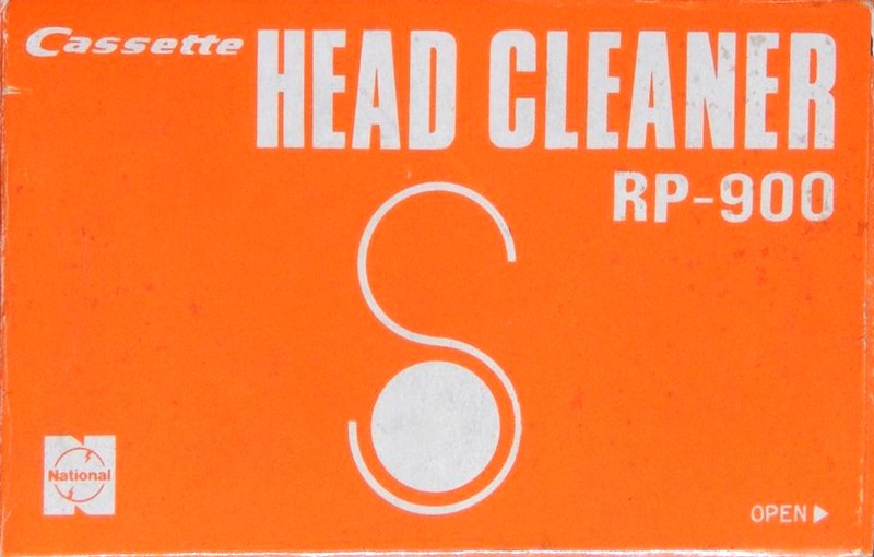 Compact Cassette National "RP-900" Cleaning Cassette Japan