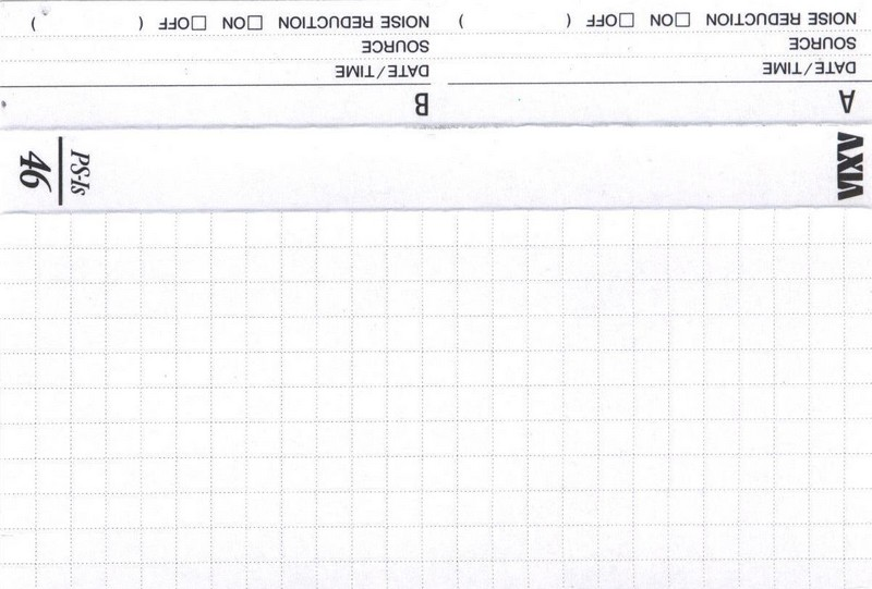 Compact Cassette AXIA PS-Is 46 "PS-1S A 46" Type I Normal 1990 Japan