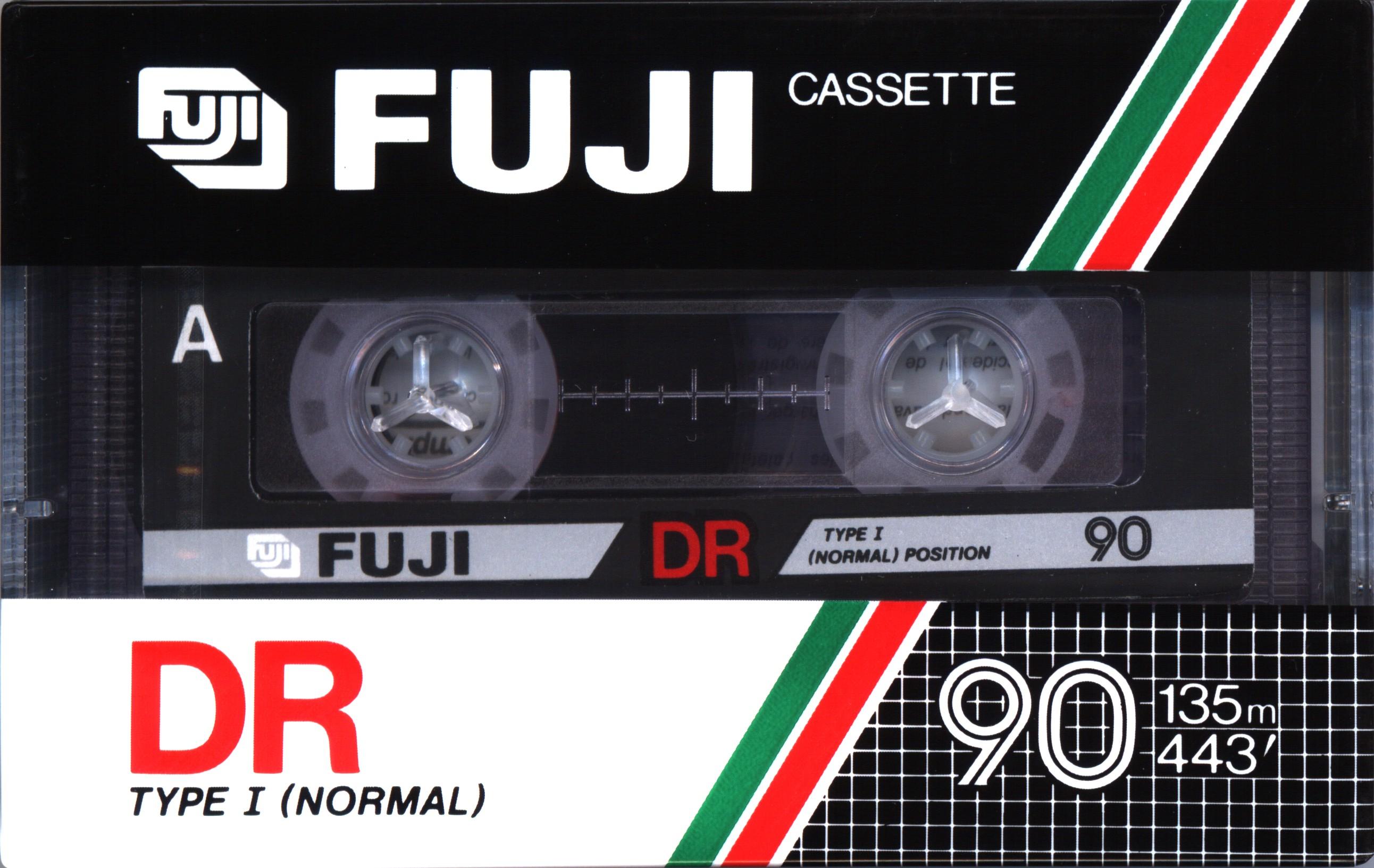 Compact Cassette Fuji DR 90 Type I Normal 1987 North America