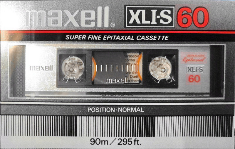 Compact Cassette Maxell XLI-S 60 Type I Normal 1982 USA