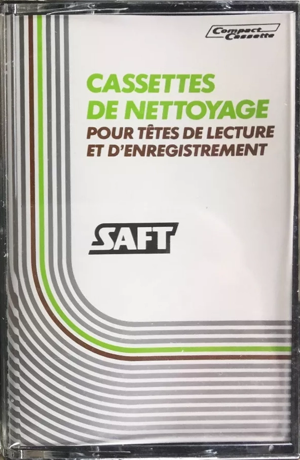 Compact Cassette Saft Cleaning Cassette France