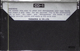 Compact Cassette Nagaoka "CD-1 Cleaner & Demagnetizer" Cleaning Cassette Japan