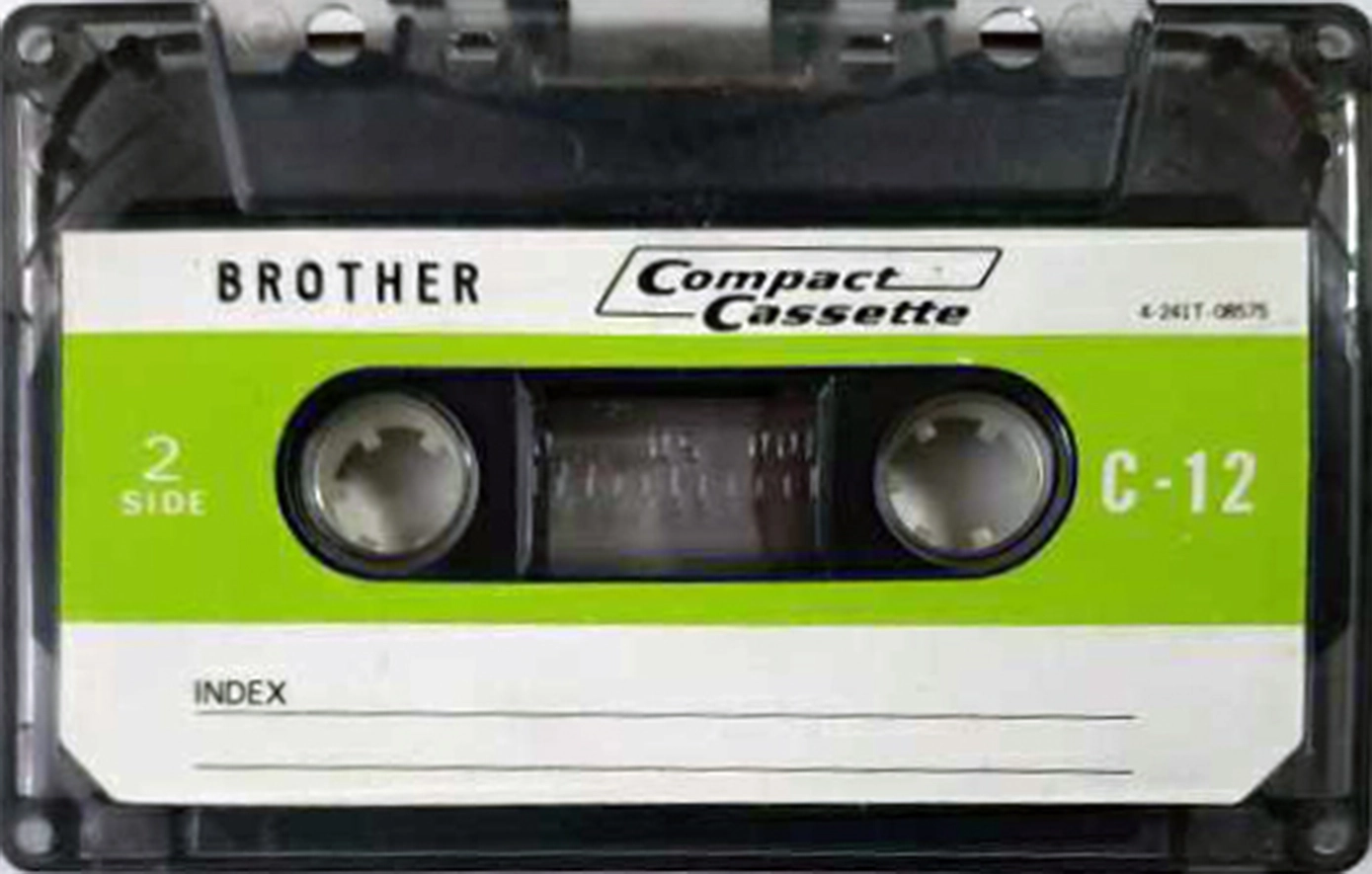 Compact Cassette Brother 12 "T-9910" Demonstration Tape 1974 Japan