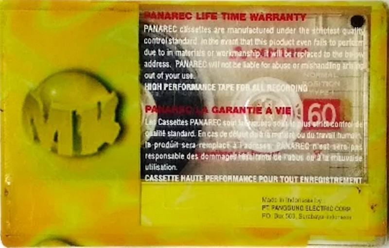 Compact Cassette Panarec MK 60 Type I Normal Indonesia