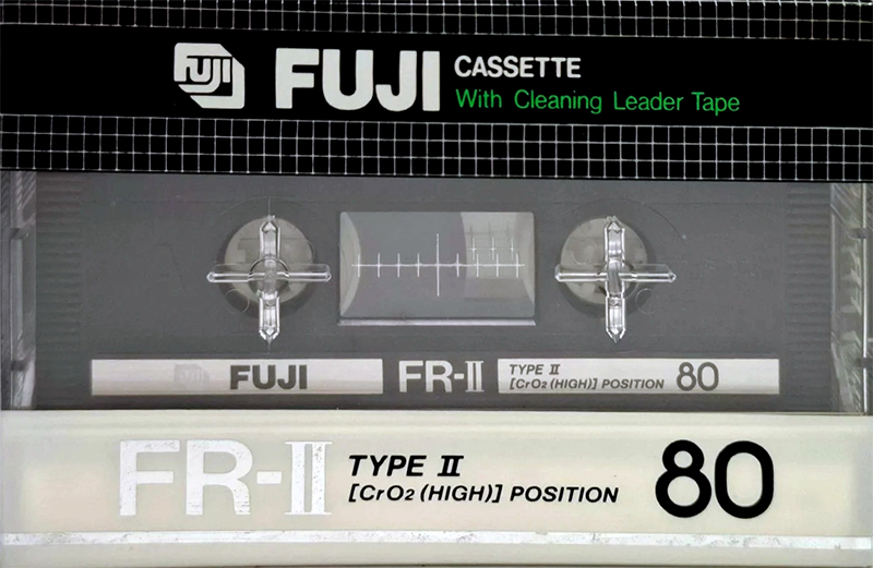 Compact Cassette Fuji FR-II 80 Type II Chrome 1982 Japan