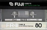 Compact Cassette Fuji FR-II 80 Type II Chrome 1982 Japan