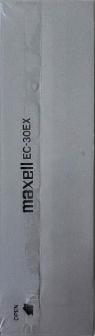 VHS-C (VHS Compact) Maxell 30 Type I Normal Europe