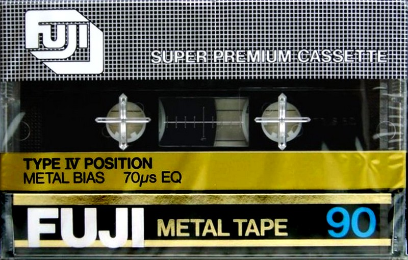 Compact Cassette Fuji Metal Tape 90 Type IV Metal 1980 Europe, North America