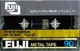 Compact Cassette Fuji Metal Tape 90 Type IV Metal 1980 Europe, North America