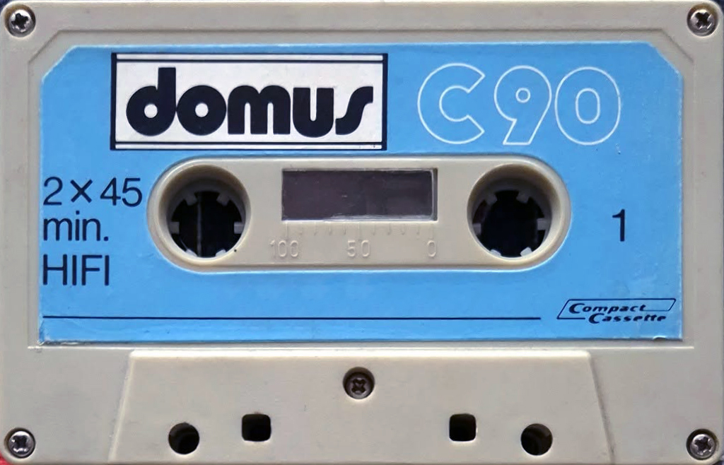 Compact Cassette Domus 90 Type I Normal Hungary
