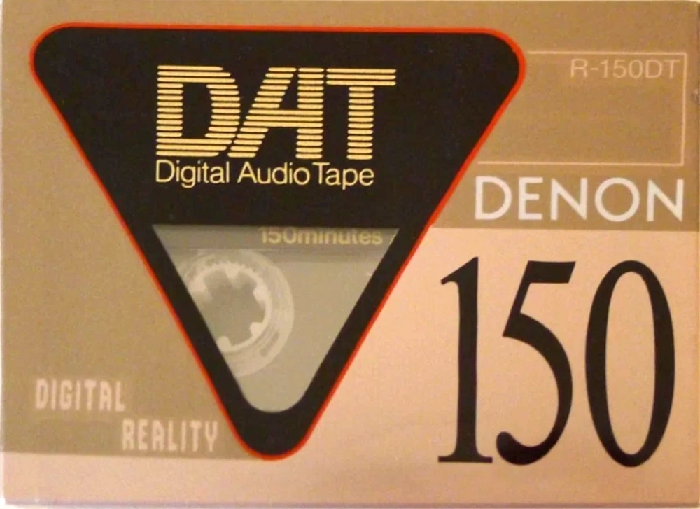 Digital Audio Tape Denon 150 "R-150DT W" Type IV Metal 1993 North America