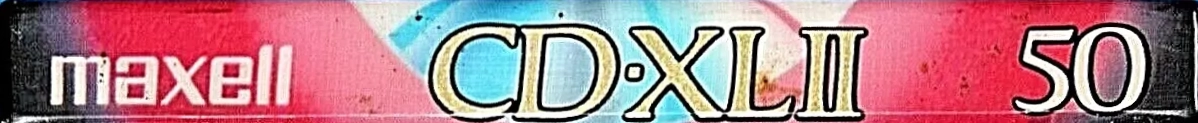 Compact Cassette Maxell CD-XL 50 "CDXL2-50" Type II Chrome 1992 Japan
