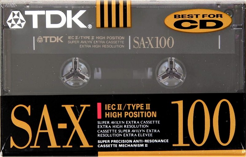 Compact Cassette: TDK  - SA-X 100