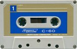 Compact Cassette Crown / Crown Radio Corporation 60 Type I Normal 1968 USA