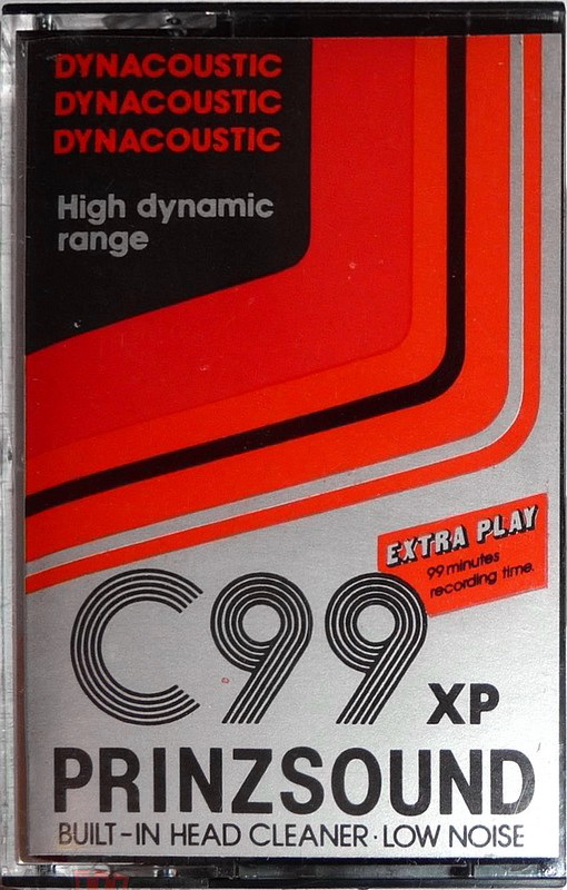 Compact Cassette Prinzsound 99 "Dynacoustic C99XP" Type I Normal Unknown Country
