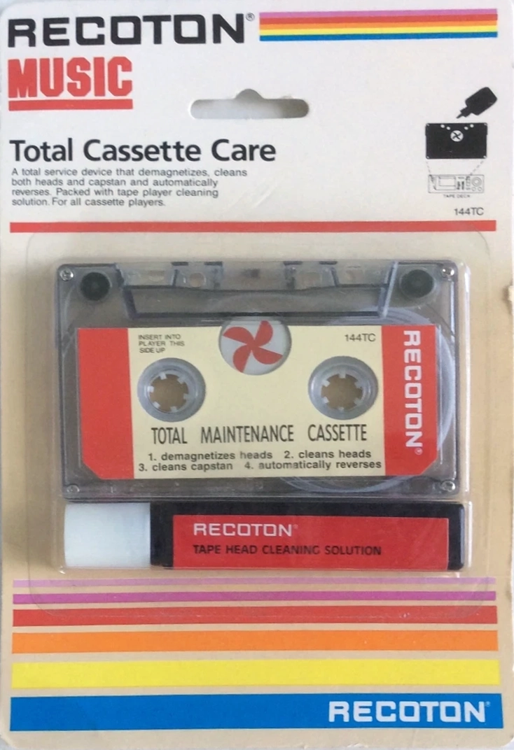 Blister Recoton "144TC" Cleaning Cassette 1989 USA