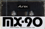 Compact Cassette Aurex MX 90 Type IV Metal 1987 Japan