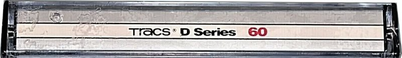 Compact Cassette Tracs D Series 60 Type I Normal 1982 USA