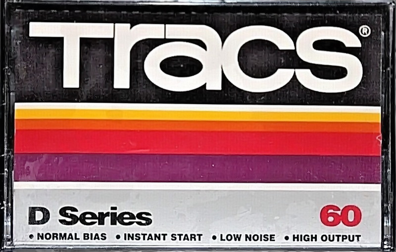 Compact Cassette Tracs D Series 60 Type I Normal 1982 USA