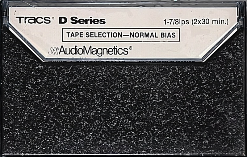 Compact Cassette:  Audio Magnetics - Tracs 60