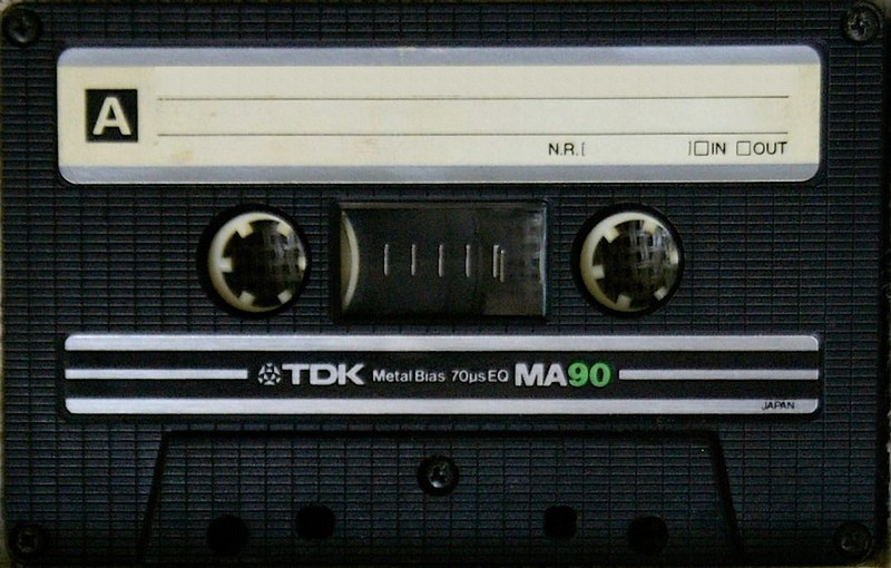 Compact Cassette TDK MA 90 Type IV Metal 1982 Australia, Europe