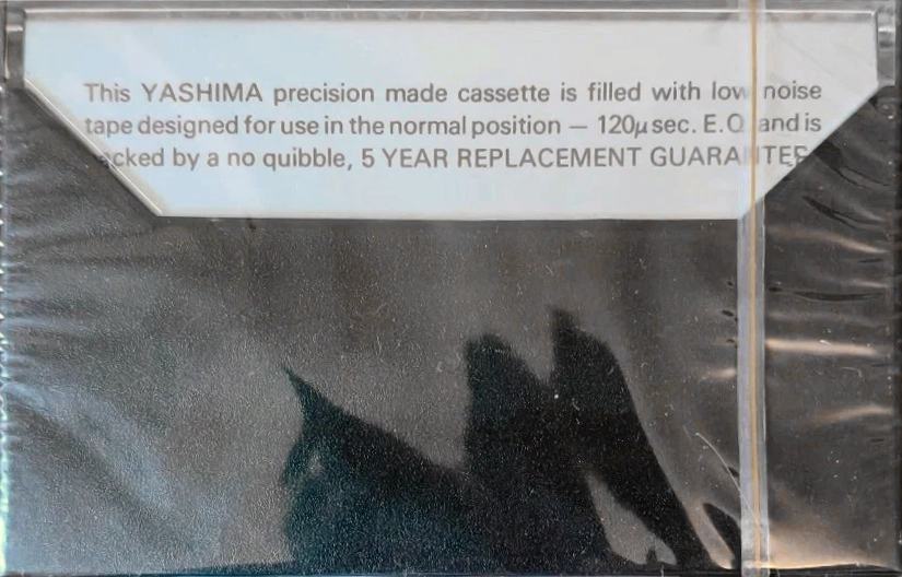 Compact Cassette Yashima UFO+ 48 Type I Normal 1979 UK