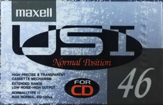 Compact Cassette Maxell US 46 "USI 46" Type I Normal 1990 Japan