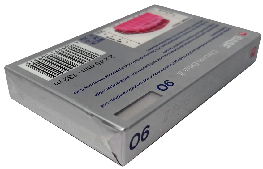 Compact Cassette BASF Chrome Extra II 90 Type II Chrome 1987 Germany