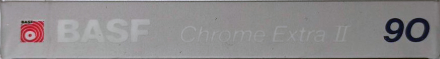 Compact Cassette BASF Chrome Extra II 90 Type II Chrome 1987 Germany
