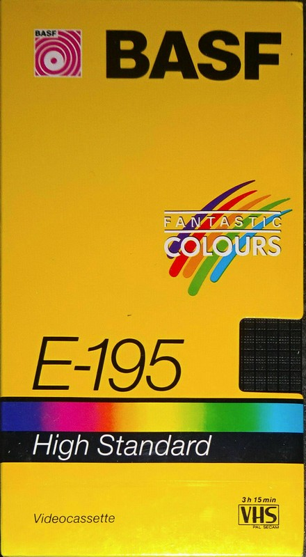 VHS, Video Home System BASF High Standard 195 Type I Normal 1990 Europe