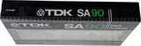 Compact Cassette TDK SA 90 Type II Chrome 1982 Japan