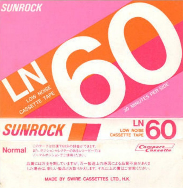 Compact Cassette:  Sunrock -  60