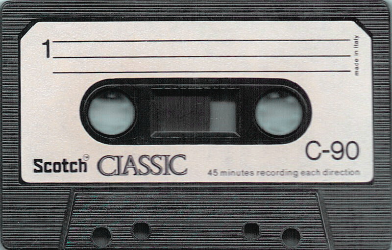 Compact Cassette Scotch Classic 90 Type III Ferro Chrome 1977 Europe