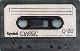 Compact Cassette Scotch Classic 90 Type III Ferro Chrome 1977 Europe
