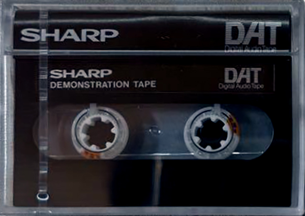 Digital Audio Tape Sharp "DAT Pure Sound" Demonstration Tape Japan