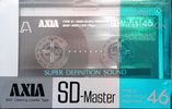 Compact Cassette AXIA Master 46 "SD" Type II Chrome 1985 Japan
